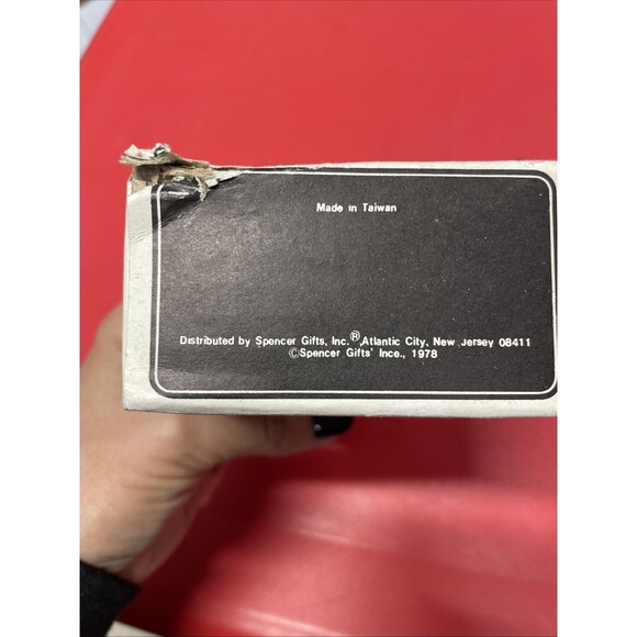 VTG 1978 Spencer Gifts Desktop Jocks Balancing Action Mobile metal figure Ski - Picture 4 of 5